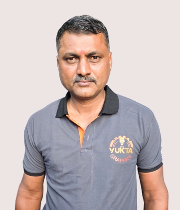 Yogesh Nimase –  Production Supervisor of Yukta Graphics